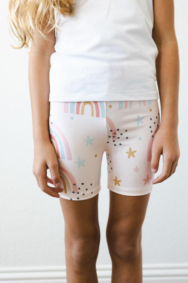 over-the-rainbow-twirl-shorts Mila &  Rose - Sophia's Style-Over the Rainbow Twirl Shorts-12-24M--1